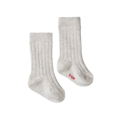 Nature Baby - Organic Cotton Rib Socks
