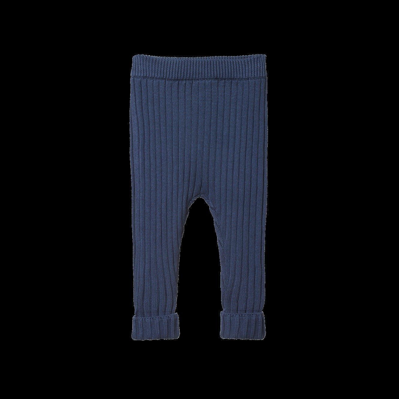 Nature Baby - Lou Pants Cotton Knit / Vintage Indigo