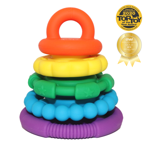 Jellystone - Rainbow Stacker Teether and Toy