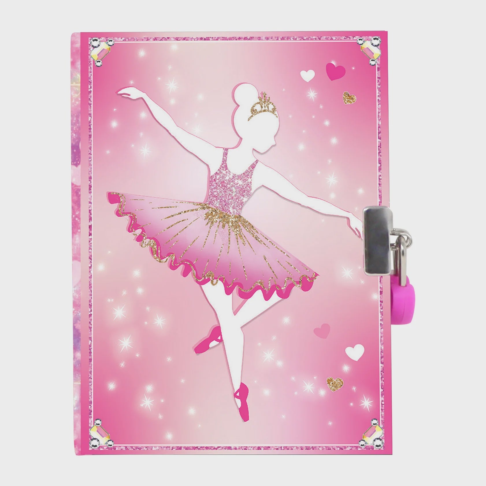 Pink Poppy - Moonlight Ballet Grape Scented Diary / Pink