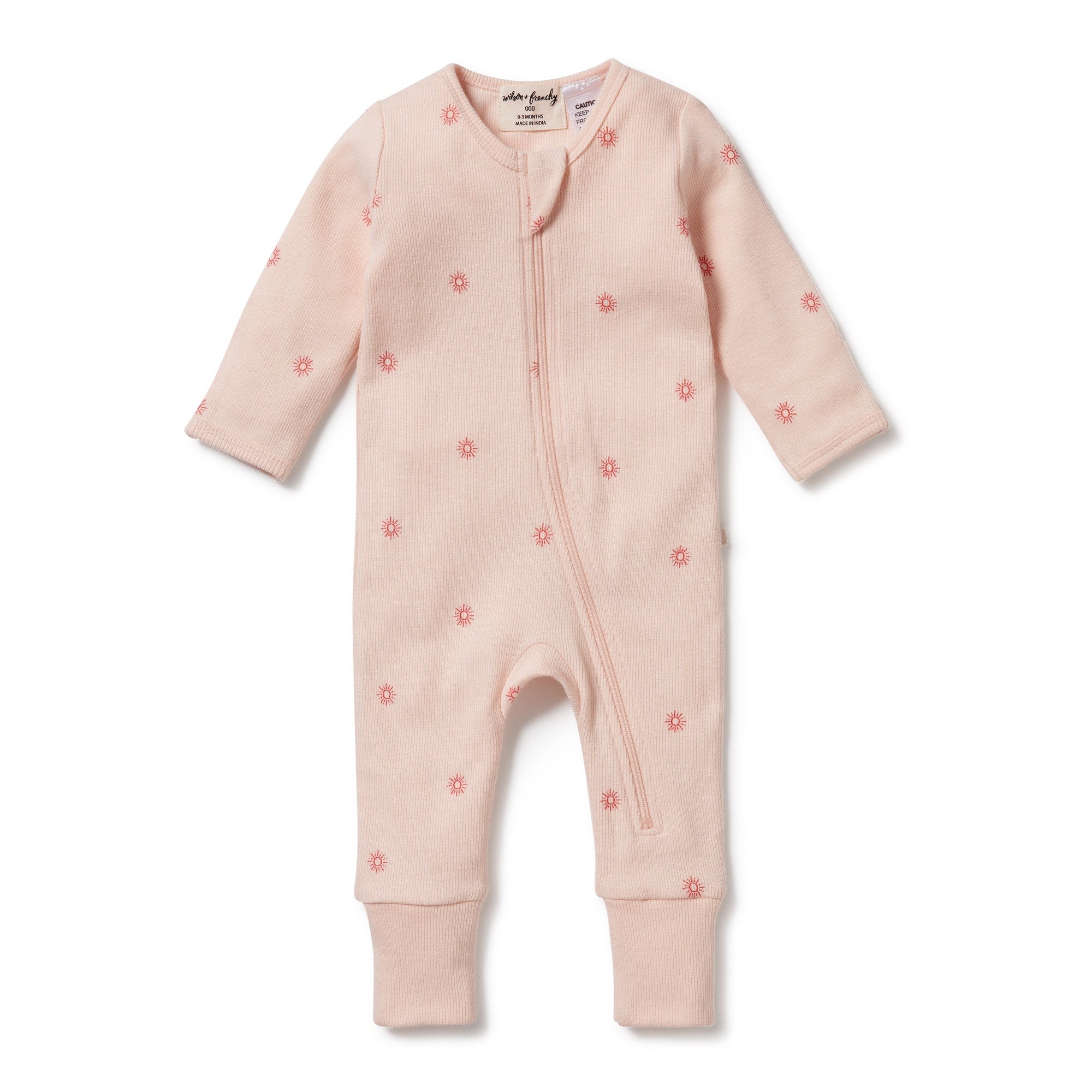Wilson + Frenchy - Petit  Soleil Organic Zipsuit with Feet