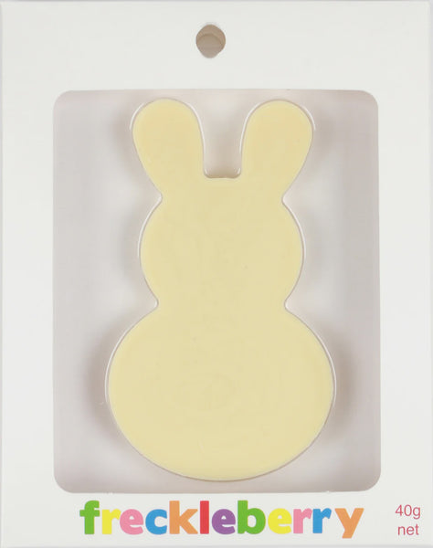 Freckleberry Chocolate Factory - White Chocolate Bunny