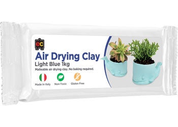 Educational Colours - Air Drying Clay / Light Blue 1kg