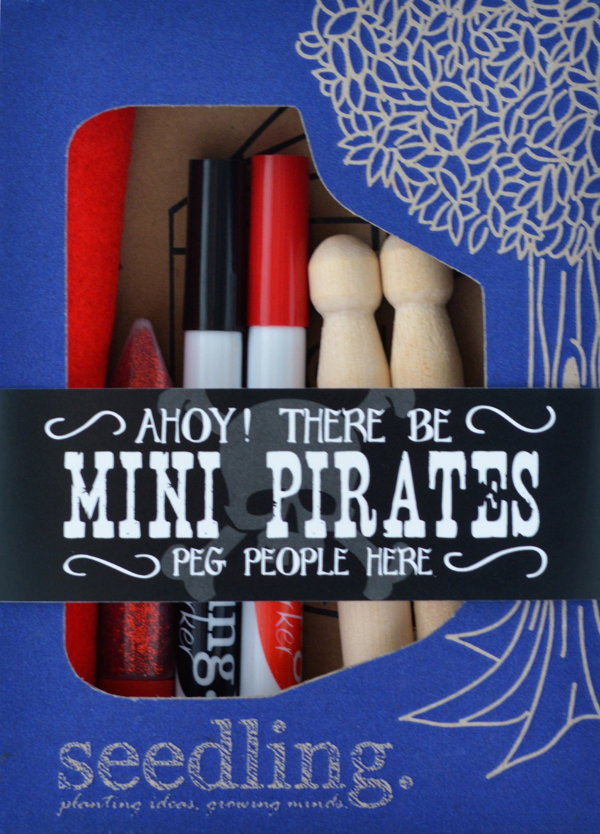 Seedling - Ahoy Mini Pirate Peg People