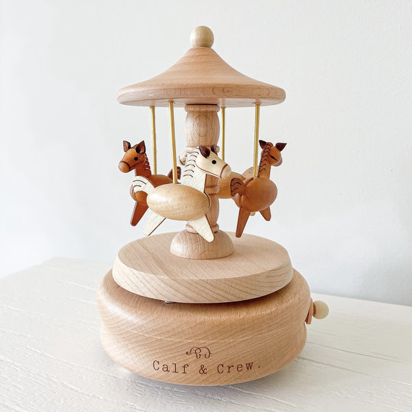 Calf & Crew - Musical Carousel Toy