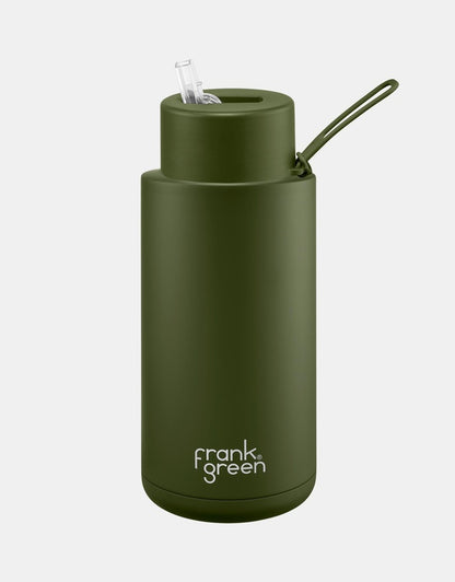 Frank Green - Ceramic Reusable Bottle (Straw) / 34oz