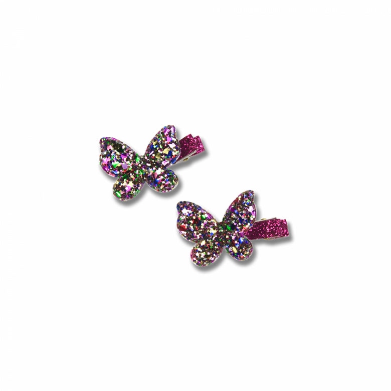 Milk & Soda - Sparkle Mini Butterfly Hair Clip / Assorted