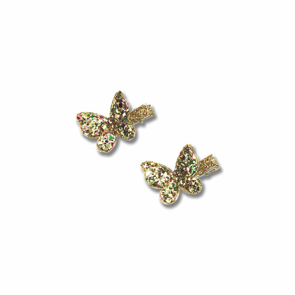 Milk & Soda - Sparkle Mini Butterfly Hair Clip / Assorted