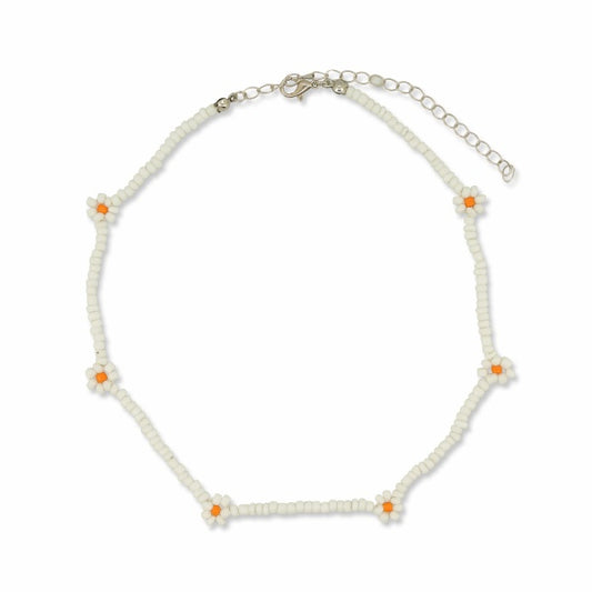 Milk & Soda - Daisy Necklace / White